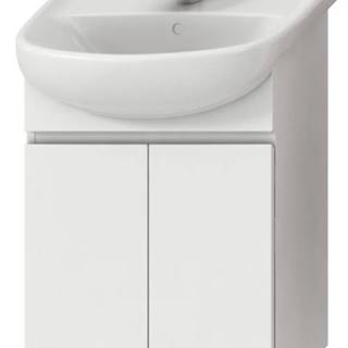 Kúpeľňová skrinka pod umývadlo Jika Lyra plus 55x31,5x70 cm biela