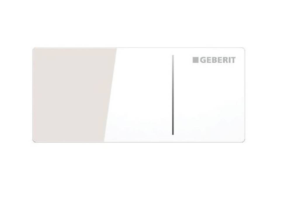 Geberit Ovládacie tlačidlo  oddálené ovl. Sigma70, sklo bílá, značky Geberit