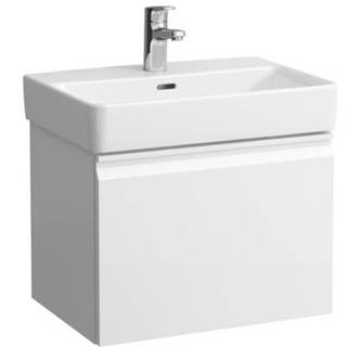 Kúpeľňová skrinka pod umývadlo Laufen Pro Nordic 52x37,2x37,2 cm biela lesk