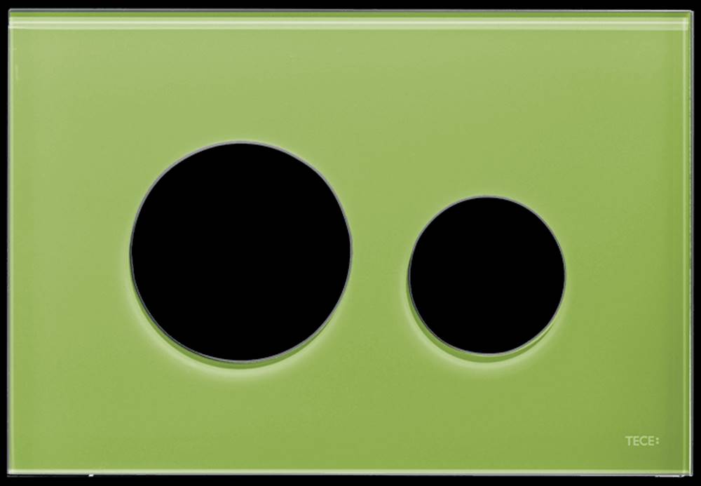 Tece Kryt ovládacieho tlačidla  Loop sklo v zelenej farbe, značky Tece