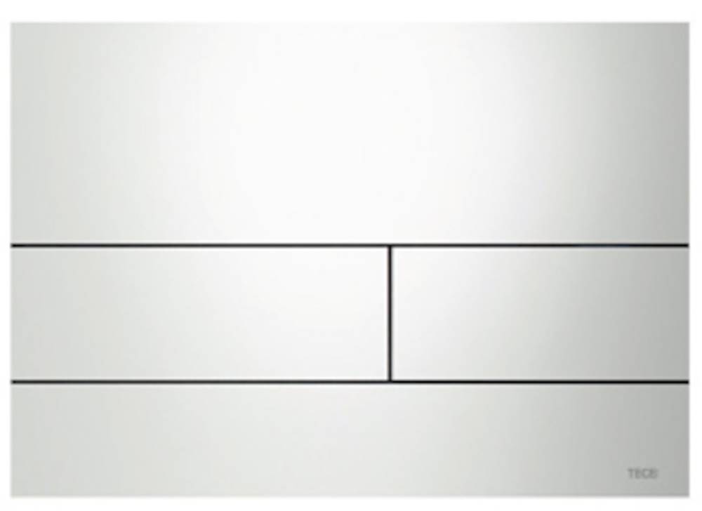 Tece Ovládacie tlačidlo  Square II z kovu v bielej farbe, značky Tece