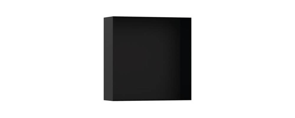 Hansgrohe Polička  XtraStoris Minimalistic bez orámovania vo farbe matná čierna, značky Hansgrohe