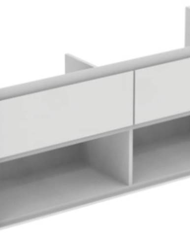 Kúpeľňová skrinka pod umývadlo Ideal Standard Connect Air 120x44x51,7 cm v kombinácii biela lesk / biela mat