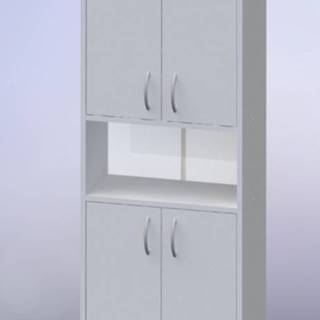 Multi Kúpeľňová skrinka vysoká  Praxis 50x180x25,5 cm biela, značky Multi