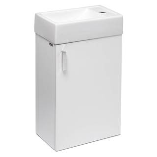 Kúpeľňová skrinka s umývadlom Jika Litt 40x22,1x67,5 cm biela