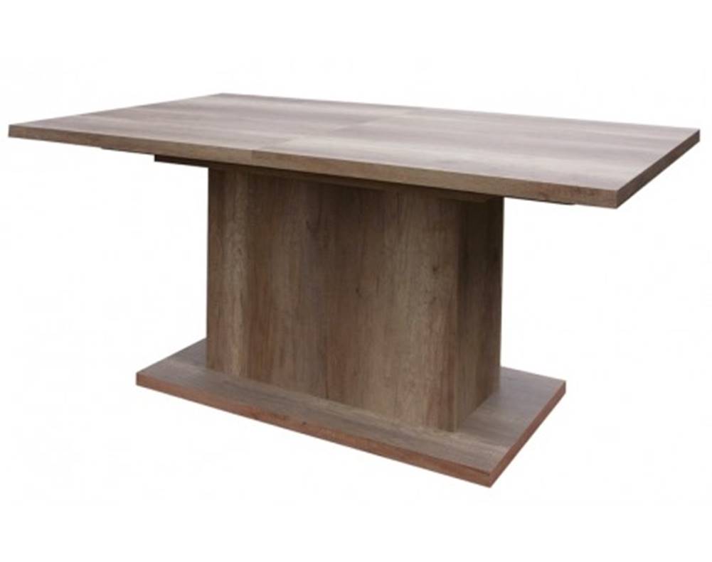ASKO - NÁBYTOK Jedálenský stôl Paulo 160x90 cm, dub canyon, rozkladací, značky ASKO - NÁBYTOK