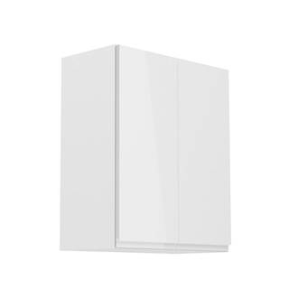Horná skrinka biela/biely extra vysoký lesk AURORA G602F