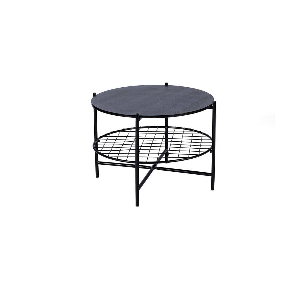 Bonami Selection Čierny okrúhly konferenčný stolík  Joe, Ø 63 cm, značky Bonami Selection