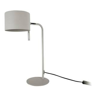 Leitmotiv Sivá stolová lampa  Shell, výška 45 cm, značky Leitmotiv