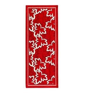 Červený behúň Floorita Maple, 55 x 140 cm