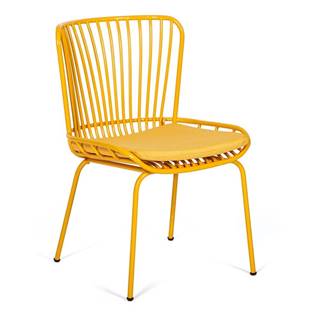 Bonami Selection Súprava 2 žltých záhradných stoličiek  Rimini, značky Bonami Selection