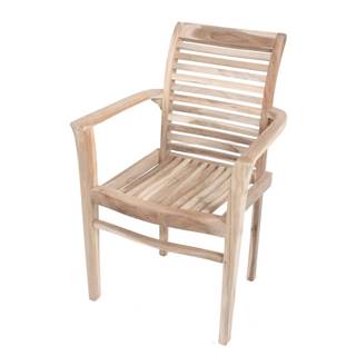 ADDU Záhradná stohovateľná stolička z teakového dreva Garden Pleasure Java, značky ADDU
