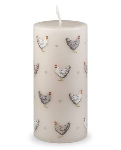 Béžová veľkonočná sviečka Unipar Cute Hens, doba horenia 73 h