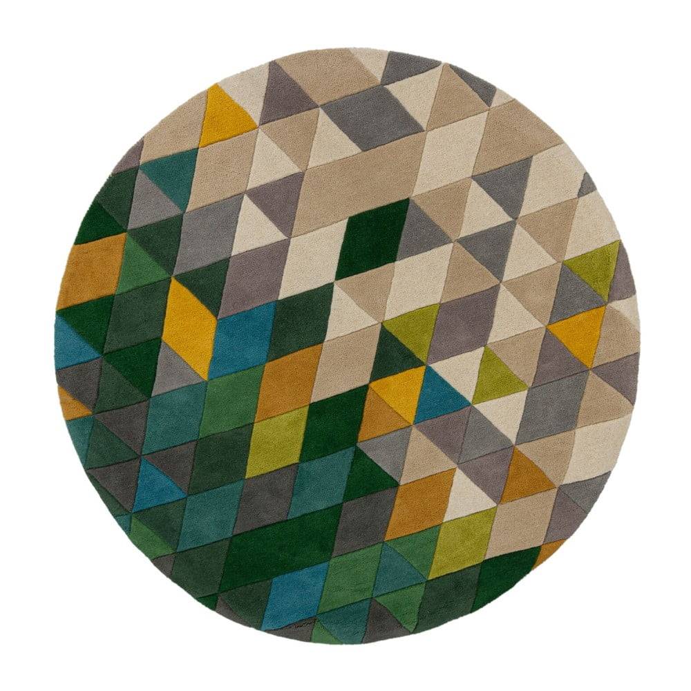 Flair Rugs Vlnený koberec  Prism, ⌀ 160 cm, značky Flair Rugs