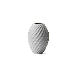 Biela porcelánová váza Morsø River, výška 16 cm