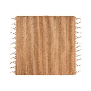 Nattiot Hnedý ručne vyrobený koberec  Saheli, 140 × 140 cm, značky Nattiot