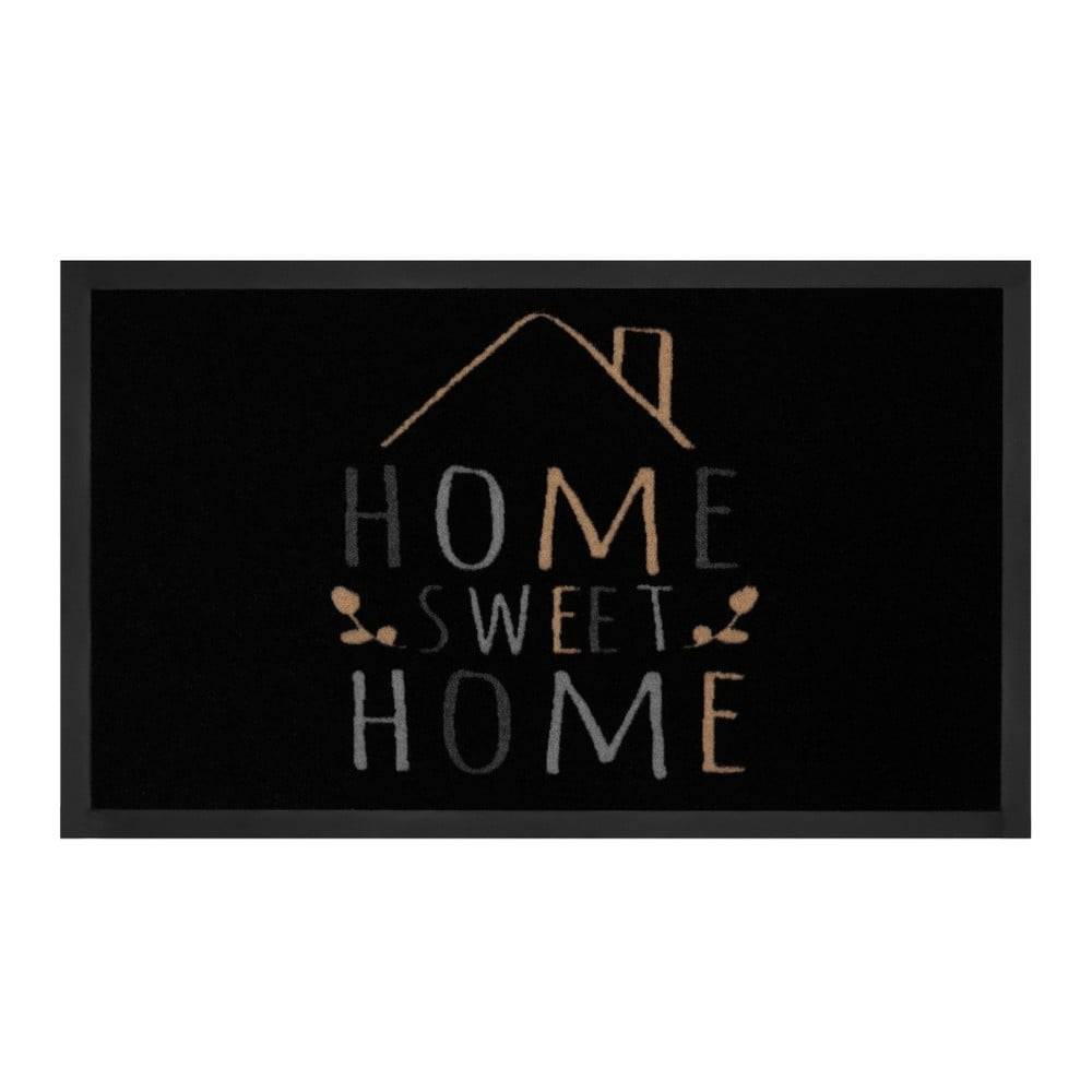 Hanse Home Čierna rohožka  Home Sweet Home, 45 x 75 cm, značky Hanse Home
