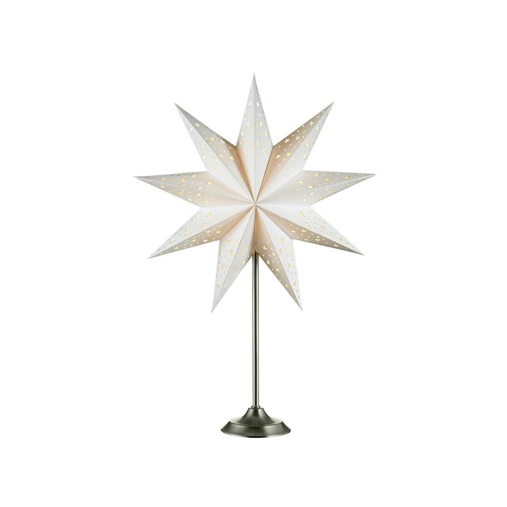 Markslöjd Biela svetelná dekorácia  Solvalla, výška 64 cm, značky Markslöjd