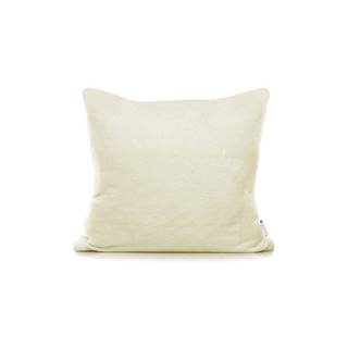 Súprava 2 krémových bavlnených obliečok na vankúše DecoKing Amber Cream, 40 × 40 cm