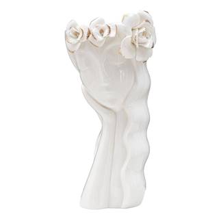 Mauro Ferretti Biela porcelánová váza  Cute Woman, značky Mauro Ferretti