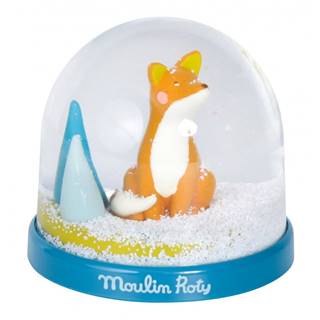 Dekorácia so snehom Moulin Roty Zasnežený lišiak