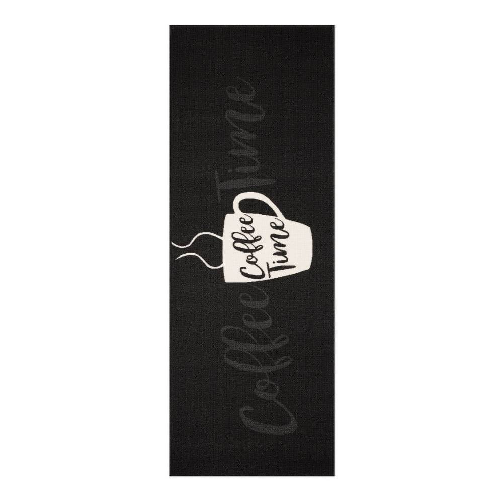 Zala Living Čierny behúň  Vibe Coffee Time, 67 × 180 cm, značky Zala Living