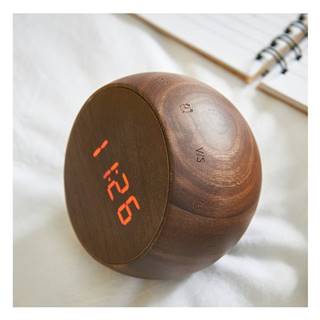 Gingko Budík z orechového dreva s LED displejom  Tumbler Click, značky Gingko