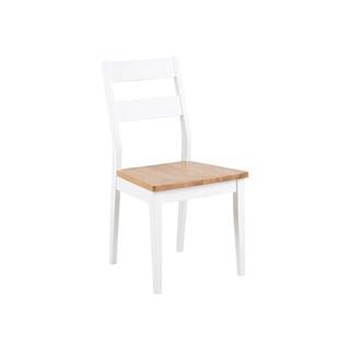 Actona Hnedo-biela jedálenská stolička z kaučukového a dubového dreva  Derri, značky Actona