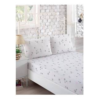 Eponj Home Set bielej elastickej plachty a 2 obliečok na vankúše na jednolôžko Softy, 160 × 200 cm, značky Eponj Home