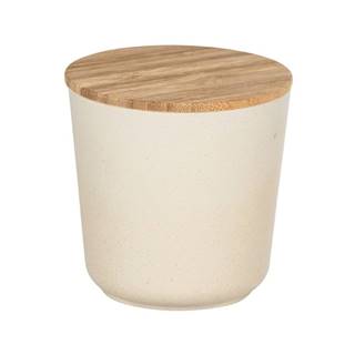 Wenko Béžový úložný box s bambusovým vekom  Bondy, 500 ml, značky Wenko