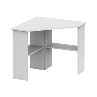 PC stôl rohový biela RONY NEW