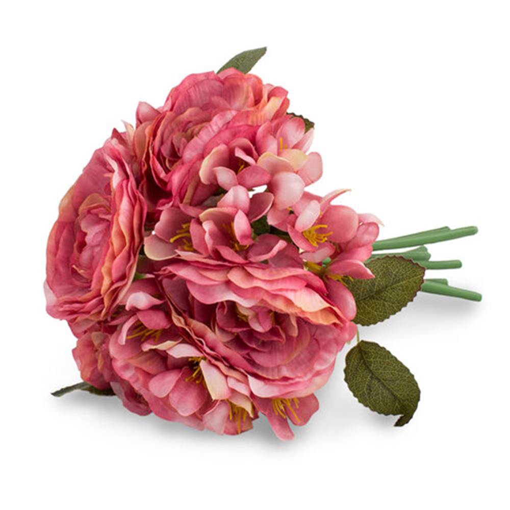 Bormioli Rocco Umelá kytica Kamélií ružová, 19 x 25 cm, značky Bormioli Rocco