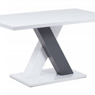 AUTRONIC AT-4005 WT jedálenský stôl 140x80x76, biely HG ,materiál MDF