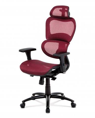AUTRONIC KA-A188 RED kancelárska stolička, látka mesh červená