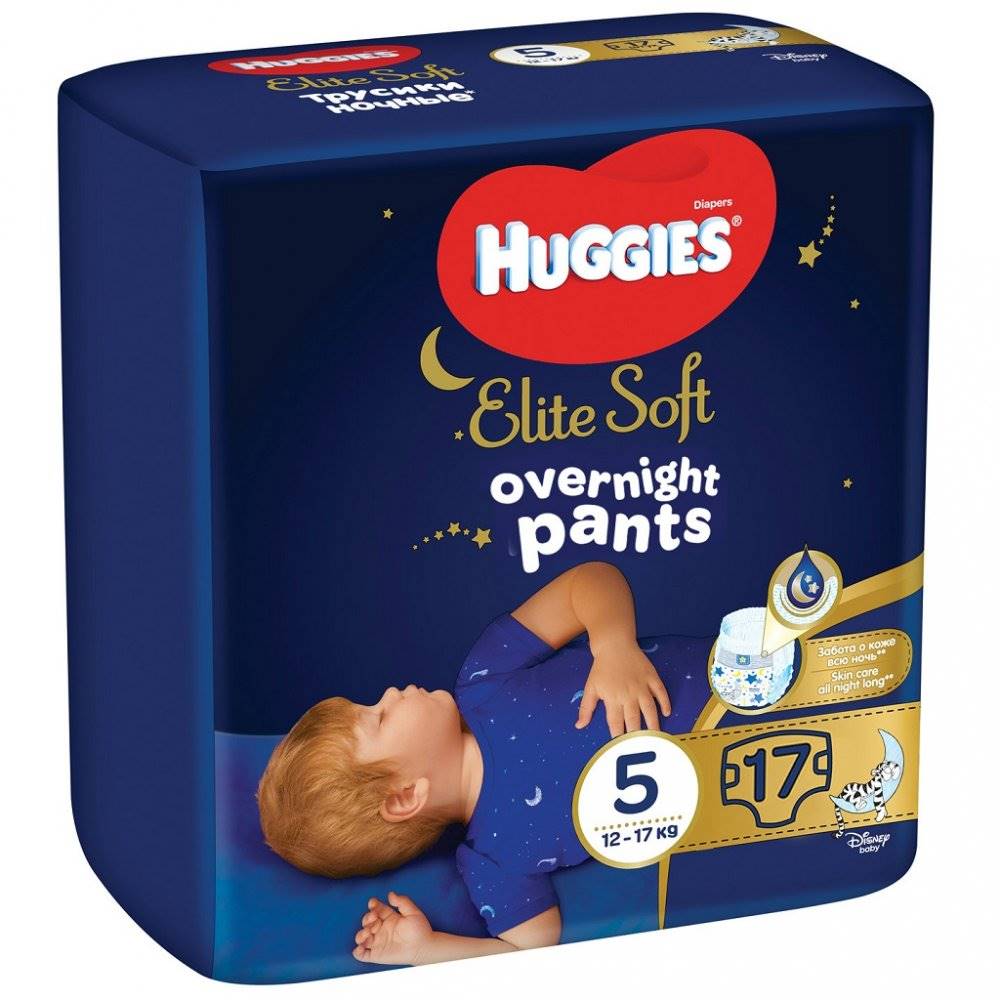 HUGGIES  Elite Soft Pants OVN Nohavičky plienkové jednorazové 5 (12-17 kg) 17 ks, značky HUGGIES
