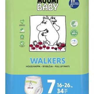 MUUMI Baby Walkers Nohavičky plienkové jednorazové 7 (16-26 kg) 34 ks