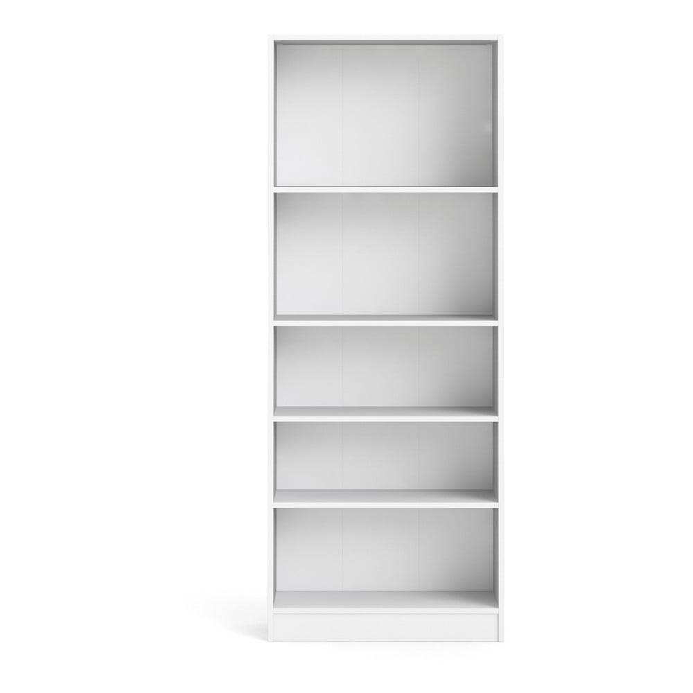 Tvilum Biela knižnica  Basic, 79 x 203 cm, značky Tvilum