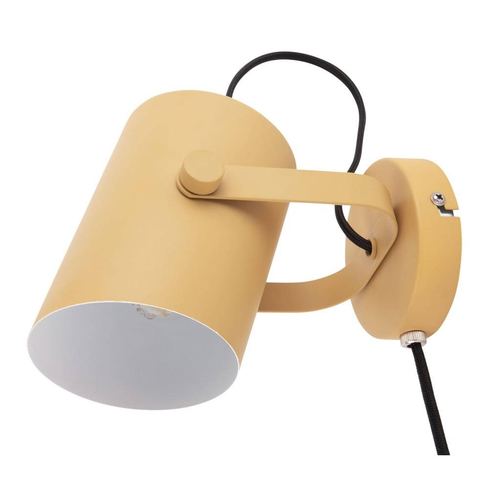 Leitmotiv Žltá nástenná lampa  Snazzy, značky Leitmotiv