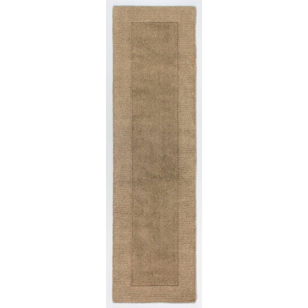 Flair Rugs Hnedý vlnený behúň  Sienna, 60 × 230 cm, značky Flair Rugs