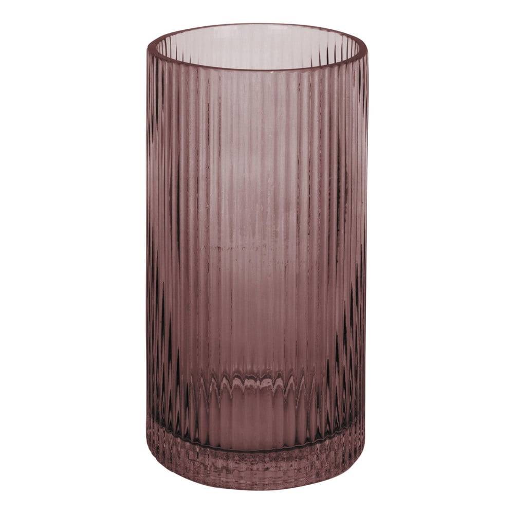 PT LIVING Hnedá sklenená váza  Allure, výška 20 cm, značky PT LIVING