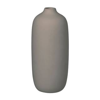Blomus Sivá keramická váza  Ceola, výška 18 cm, značky Blomus