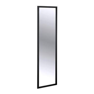 Čierne závesné zrkadlo na dvere Wenko Home, výška 120 cm