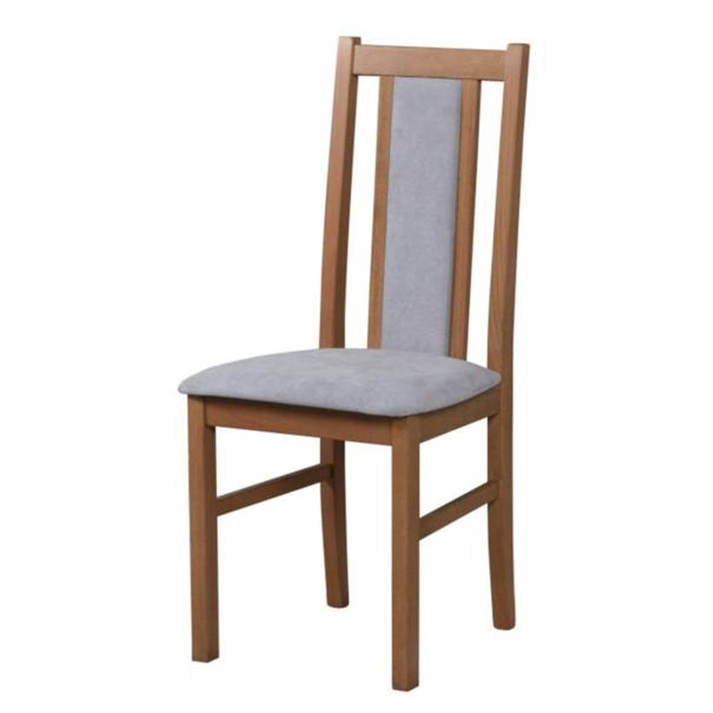 Sconto Jedálenská stolička BOLS 14 dub stirling/sivá, značky Sconto