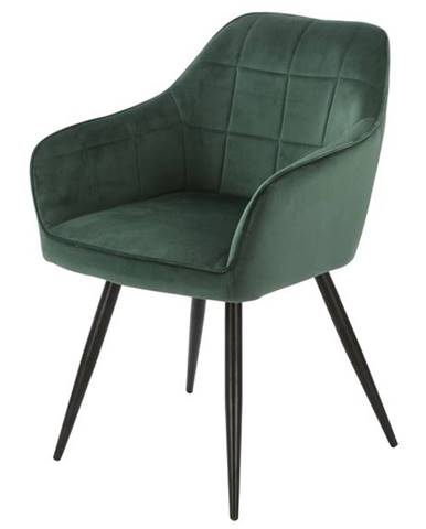 Jedálenská stolička JUSTINA zelená