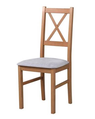 Jedálenská stolička NILA 10 dub stirling/sivá