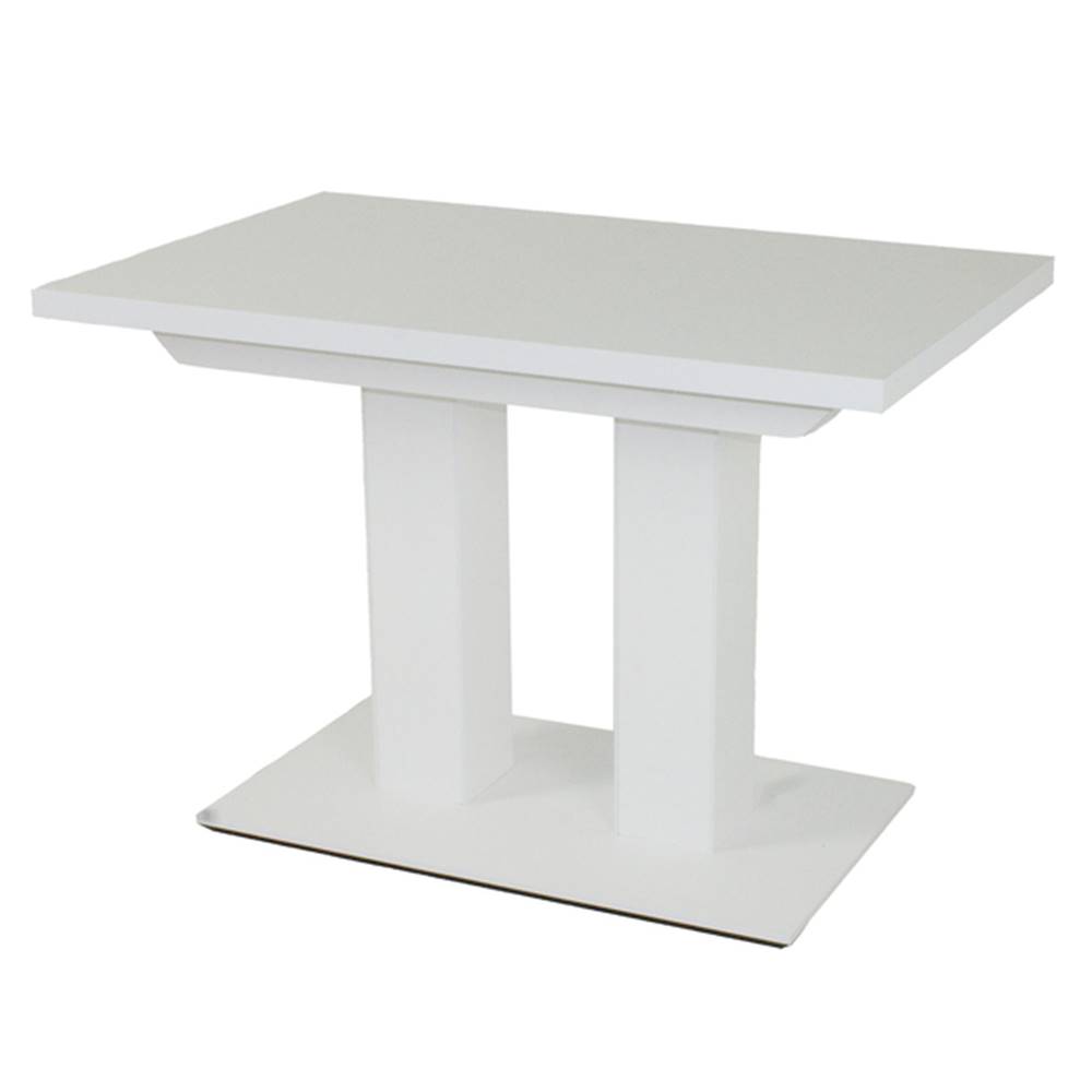 Sconto Jedálenský stôl SENWE biela/85 cm, značky Sconto