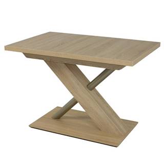 Sconto Jedálenský stôl UTENDI 1 dub sonoma, šírka 120 cm, rozkladací, značky Sconto