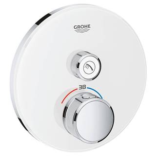 Termostat Grohe Smart Control s termostatickou baterií Moon White, Yang White