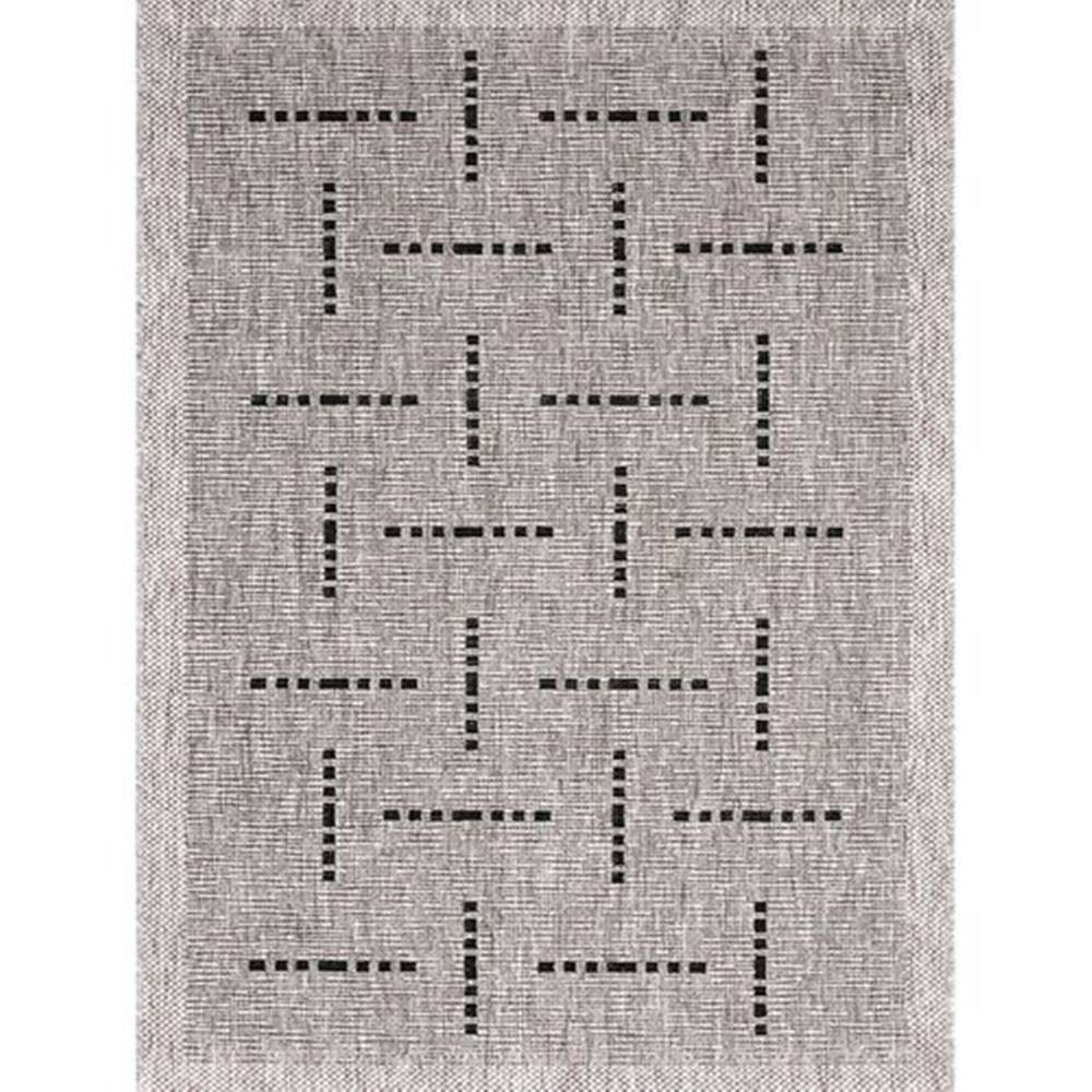 Kela Spoltex Kusový koberec Floorlux silver/black 20008, 160 x 230 cm, značky Kela