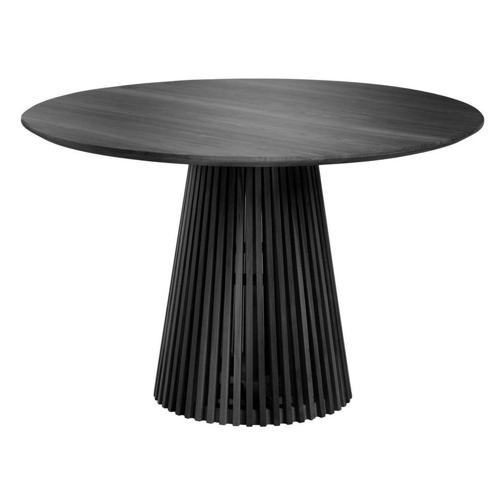 Kave Home Čierny stôl  Irune, ⌀ 120 cm, značky Kave Home